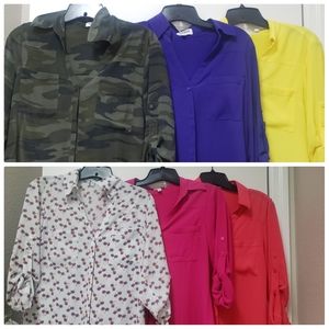 Women's Express Portofino button down shirts (size small)